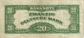 R.241a 20 DM 1949 Bank Deutscher Länder B-Stempel (3) J/K 