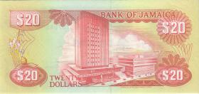 Jamaika / Jamaica P.072f 20 Dollars 1996 (1) 