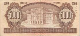Ungarn / Hungary P.177b 5.000 Forint 1992 (3) 