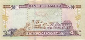Jamaika / Jamaica P.085g 500 Dollars 2009 (1) 