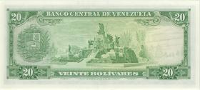 Venezuela P.046e 20 Bolivares 1974 (3) 