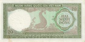 Südvietnam / Viet Nam South P.16 20 Dong (1964) (3+) 
