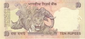 Indien / India P.095p 10 Rupien 2006-2012 (1) 
