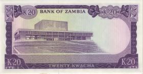 Sambia / Zambia P.13c 20 Kwacha (1969) (1) 