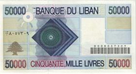 Libanon / Lebanon P.73 50.000 Livres 1995 (1) 