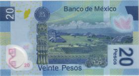 Mexiko / Mexico P.122a 20 Pesos 19.6.2006 Polymer (1) 