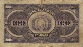 Bolivien / Bolivia P.117 100 Bolivianos (1929) (3/4) 