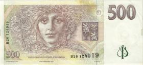 Tschechien / Czech Republic P.14 500 Kronen 1995 (1-) 