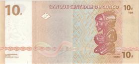 Kongo / Congo P.093A 10 Francs 2003 (1) 