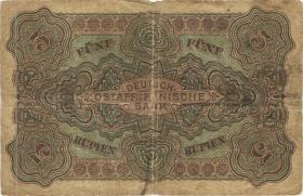 R.900: Deutsch-Ostafrika 5 Rupien 1905 No.08751 (4) 
