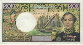 Tahiti P.28d 5.000 Francs (1985) (2) 