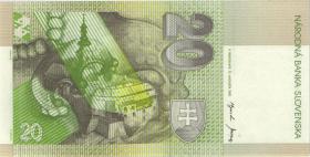 Slowakei / Slovakia P.20a 20 Kronen 1993 (2) 