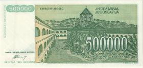 Jugoslawien / Yugoslavia P.131 500.000 Dinara 1993 ZA (1) 