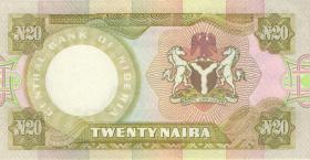 Nigeria P.18e 20 Naira (0.J.) (1) 