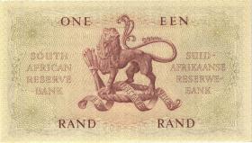 Südafrika / South Africa P.102b 1 Rand (1962-65) (Englisch) (1) 
