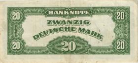 R.241a 20 DM 1949 Bank Deutscher Länder B-Stempel (3) J/A 