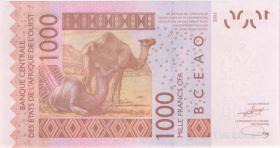 West-Afr.Staaten/West African States P.815Tw 1000 Francs 2023 (1) 