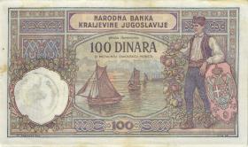 Jugoslawien / Yugoslavia P.R13 100 Dinara 1929 (1941) (2) 