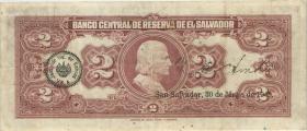 El Salvador P.076 2 Colones 1944 (3) 