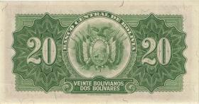 Bolivien / Bolivia P.131 20 Bolivianos 1928 (1) U.6 