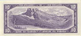 Canada P.079b 10 Dollars 1954 (2) 