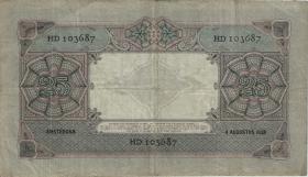 Niederlande / Netherlands P.045 25 Gulden 4.8.1928 (3) 