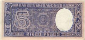 Chile P.119 5 Pesos = 1/2 Condor (1958-) (2) 