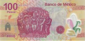 Mexiko / Mexico P.128b 100 Pesos 2007 Polymer (1) 