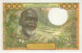West-Afr.Staaten/West African States P.203Bm 1000 Francs (1961-65) (1) 