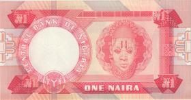 Nigeria P.19b 1 Naira (1979-84) (1) 
