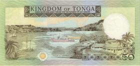 Tonga P.24b 50 Pa´anga 30.6.1989 (1) 70. Geburtstag 