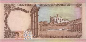Jordanien / Jordan P.17a 1/2 Dinar (1975-92) (1) 