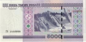 Weißrussland / Belarus P.29b 5.000 Rubel 2000 (1) 