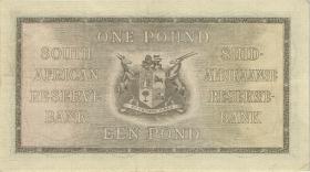 Südafrika / South Africa P.084e 1 Pound 28.9.1942 (3) 