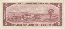 Canada P.076b 2 Dollars 1954 (1961-72) * replacement (3) 