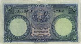 Lettland / Latvia P.20 50 Latu 1934 040000  (3+) 