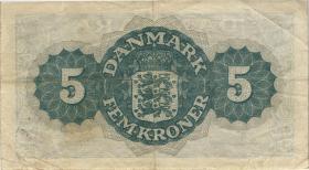 Dänemark / Denmark P.35a 5 Kroner 1944 (3) 
