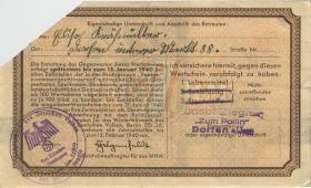 WHW-2 Winterhilfswerk 1 Reichsmark 1939/40 entwertet (3+) 