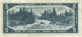 Canada P.077c 5 Dollars 1954 (1972) (3) 