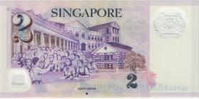 Singapur / Singapore P.46b 2 Dollars (2005) Polymer (1) 