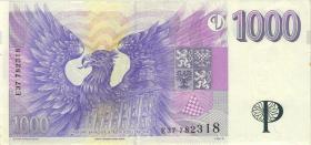 Tschechien / Czech Republic P.15d 1000 Kronen 1996 (1-) 