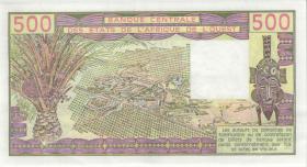 West-Afr.Staaten/West African States P.705Ka 500 Francs 1979 (3+) 