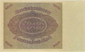 R.086: 5000 Mark 1923 ohne Überdruck (1) Serie B 