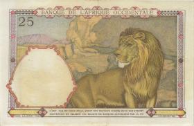 Franz. Westafrika / French West Africa P.22 25 Francs 1939 (3) 