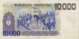 Argentinien / Argentina P.319 10.000 Pesos Argentinos (1984-85) (3) 