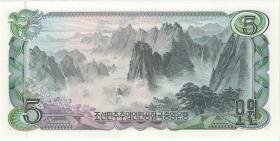Nordkorea / North Korea P.CS04e 5 Won 2000 Gedenkbanknote (1) 
