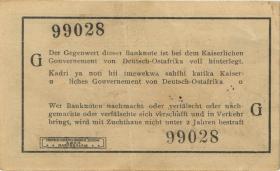 R.918e: 1 Rupie 1915 G (2) "Seidenschwarz" 