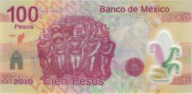 Mexiko / Mexico P.128d 100 Pesos 2007 Polymer (1) 