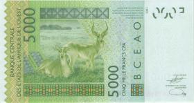 West-Afr.Staaten/West African States P.817Tw 5000 Francs 2023 (1) 