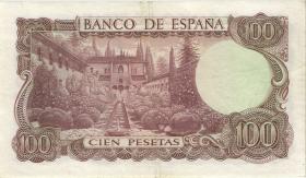 Spanien / Spain P.152 100 Pesetas 1970 (1974) (1) 